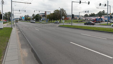 Rekonstruota Vilniaus Savanorių pr. ir Sausupio g. sankryža
