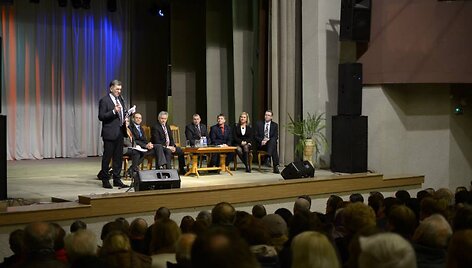 Premjero apsilankymas Zarasuose