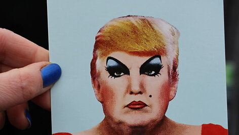 Protestas prie&scaron; D.Trumpą Berlyne