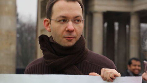 Protestas prie&scaron; D.Trumpą Berlyne