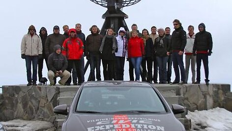 &bdquo;Honda Civic&ldquo; ekspedicijos&ldquo; dalyviai pasiekė Nordkapą