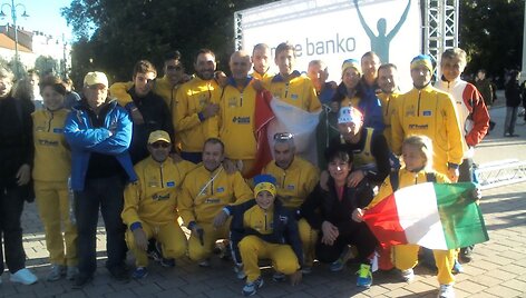 Vilniaus maratone dalyvaujantys italai čia atvyko ir pabėgioti, ir &scaron;ventės at&scaron;vęsti