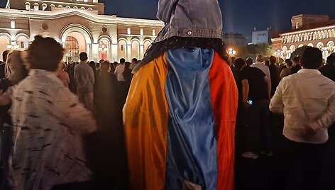 Protestai Armėnijos sostinėje Jerevane
