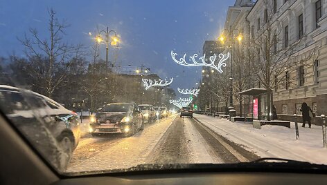 Automobilių spūstys Vilniuje