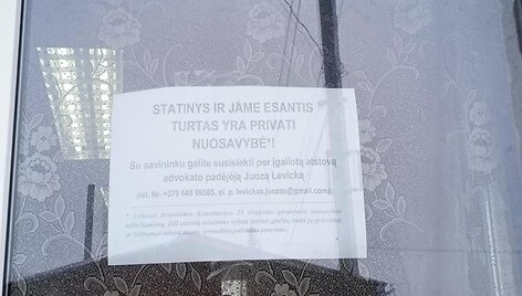 Garažų bendrija Kaune, kur rasta pagrobta mergaitė