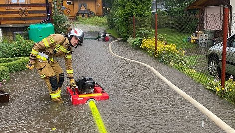 Potvynis Zakopanėje, Lenkijoje