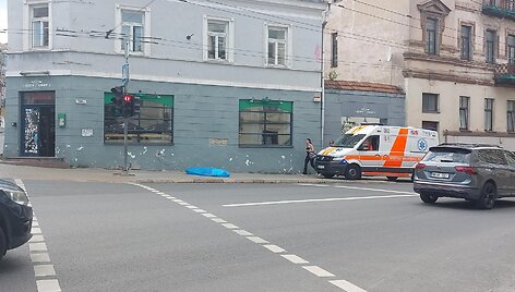 Vilniuje Pylimo gatvėje &ndash; žmogaus kūnas