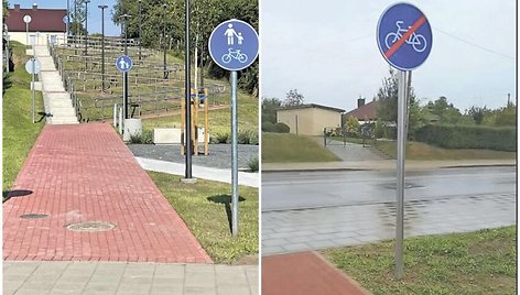 60 metrų dviračių ir pėsčiųjų tako bei 80 metrų zigzago su poilsio salelėmis ir turėklais savivaldybei atsiėjo 190 tūkst. eurų