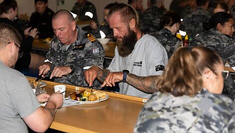 Aurimas Mockus Australijos kariniame laive