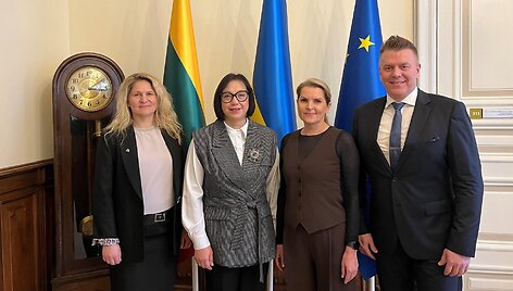 I&scaron; kairės: Renata Kurmin, Rima Popovienė, Anna Kuznecovienė ir Aleksandras Brokas