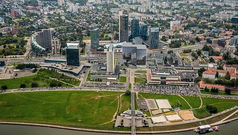 Naujo biurų kompekso Vilniaus Konstitucijos prospekte projektas