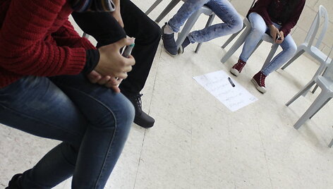 Lietuvių specialistai Lajee centre dirba su palestiniečių vaikais