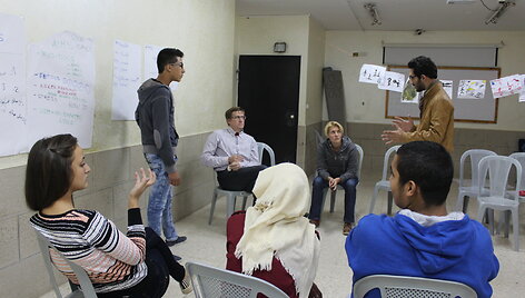 Lietuvių specialistai Lajee centre dirba su palestiniečių vaikais