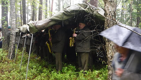 Lietuvos partizanų pagerbimo žygis Varėnos-Merkinės mi&scaron;kais