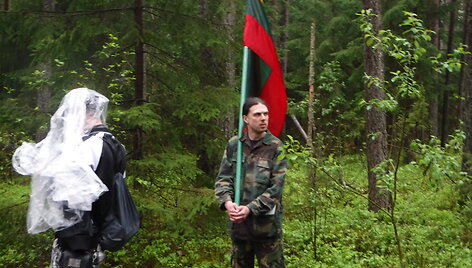 Lietuvos partizanų pagerbimo žygis Varėnos-Merkinės mi&scaron;kais
