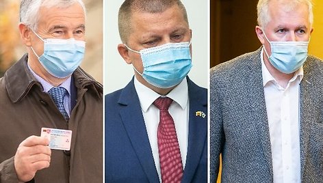 J.Jarutis, D.Gaižauskas ir A.Anušauskas