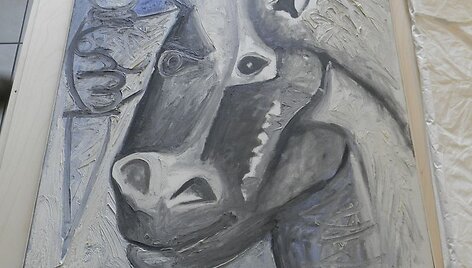 Pablo Picasso paveikslas &bdquo;Head of Horse&ldquo; (liet. &bdquo;Žirgo galva&ldquo;)