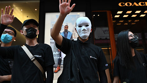 Protestai Honkonge