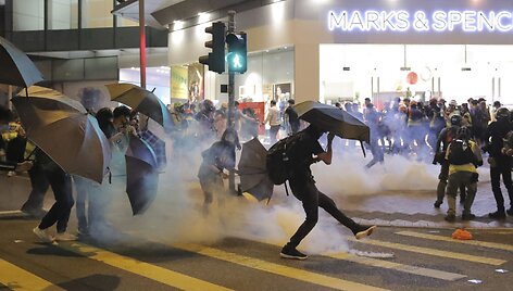 Protestai Honkonge