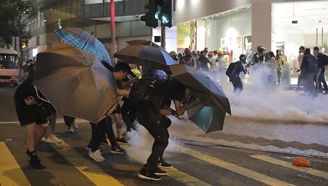 Protestai Honkonge
