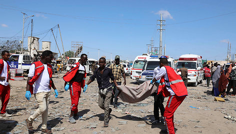 Somalio sostinėje sprogo užminuotas sunkvežimis