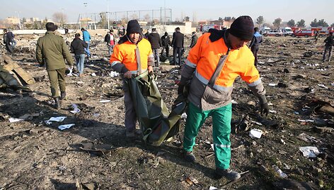 Irane sudužo Ukrainai priklausantis keleivinis lėktuvas &bdquo;Boeing 737&ldquo;