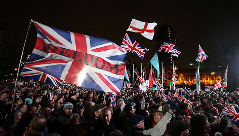 Britai &scaron;venčia i&scaron;stojimą i&scaron; Europos Sąjungos