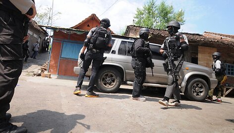 Indonezijoje sulaikyti įtariami teroristai