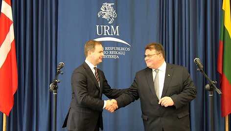 Linas Linkevičius susitikime su Danijos Europos reikalų ministru Nicolai Wammenu