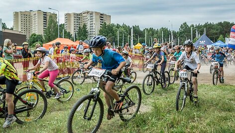 Antrajame Lietuvos dviračių maratonų taurės etape Vilniuje &ndash; rekordinis dalyvių skaičius