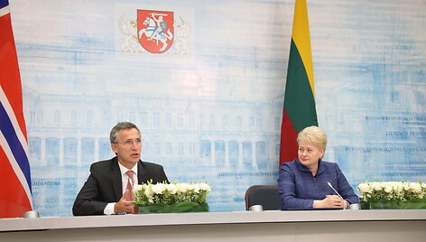 Lietuvos Respublikos Prezidentė Dalia Grybauskaitė susitiko su Norvegijos Ministru Pirmininku Jensu Stoltenbergu.