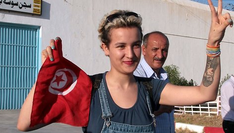 Tunisietė Amina Sboui