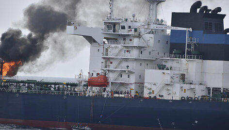 Husių atakuotas tanklaivis &bdquo;Marlin Luanda&ldquo;