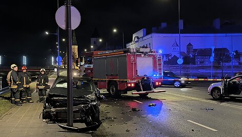 Avarija Kaune &ndash; Karaliaus Mindaugo prospekte
