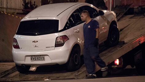 Automobilis, kuriame buvo nu&scaron;auta Marielle Franco