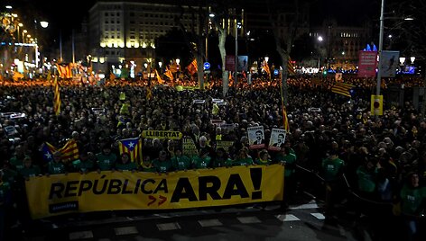 Protestas Katalonijoje