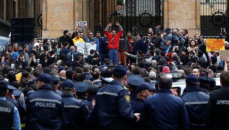 Protestai Tbilisyje