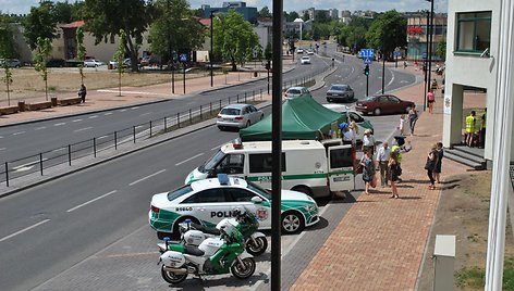 Alytaus policija paminėjo miesto gimtadienį