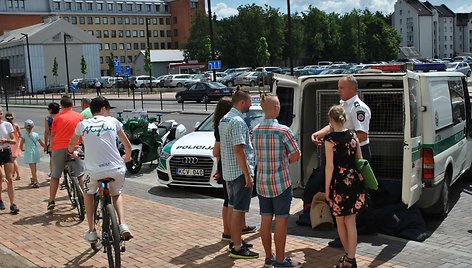 Alytaus policija paminėjo miesto gimtadienį