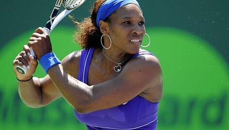 Serena Williams Majamio turnyro nugalėtoja tapo penkis kartus
