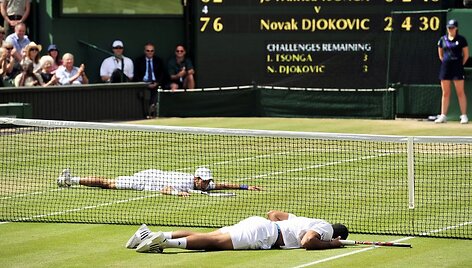 Novakas Džokovičius ir Jo-Wilfriedas Tsonga