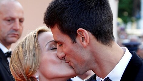 Jelena Ristič ir Novakas Džokovičius