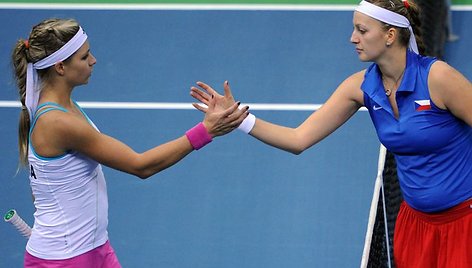 Marija Kirilenko ir Petra Kvitova