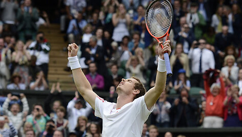 Andy Murray siekia pirmo Vimbldono finalo karjeroje