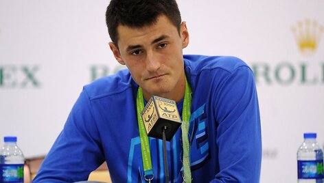Bernardas Tomičius &Scaron;anchajuje vykusiose &bdquo;Masters&ldquo; serijos varžybose po pralaimėjimo Florianui Mayeriui 4:6, 0:6 parei&scaron;kė, kad žaidė 85-ių procentų pajėgumu.
