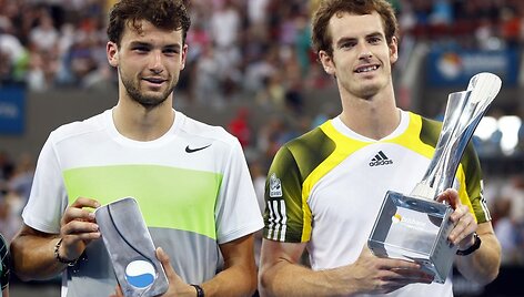 Grigoras Dimitrovas antrą kartą karjeroje turėjo pripažinti Andy Murray prana&scaron;umą