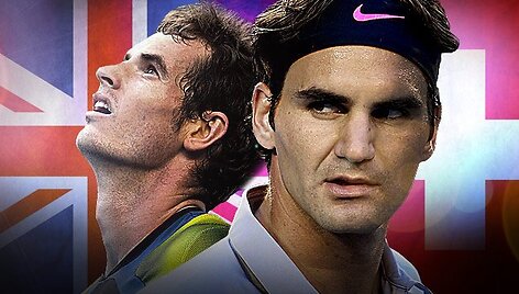 Andy Murray ir Rogeris Federeris
