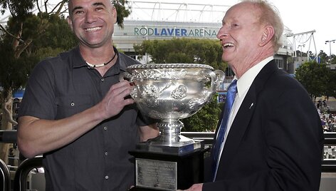 Andre Agassis ir Rodas Laveriss