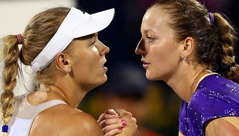 Caroline Wozniacki ir Petra Kvitova