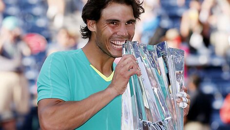 Rafaelis Nadalis i&scaron;kovojo 22-ą &bdquo;Masters&ldquo; serijos trofėjų karjeroje